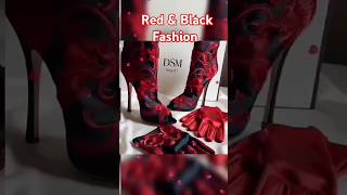 RED AND BLACK Fashion Accessories  Fashion  Style sheerinlife fashiontrends Fashion [upl. by Ellenwahs]