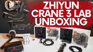 ZHIYUN CRANE 3 LAB UNBOXING [upl. by Eatnod]