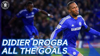 EVERY Didier Drogba Chelsea Goal  Best Goals Compilation  Chelsea FC [upl. by Anrak]