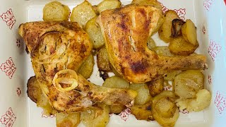 Baked Chicken amp Potatoes [upl. by Marna]