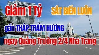 Giảm hơn 1 tỷ bán gấp nhà 2 tầng ngay quảng trường 24 trung tâm khu phố tây Nha Trang [upl. by Faline]