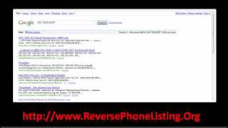 Reverse Cell Phone Lookup  Cell  Home Phone Number Search [upl. by Kimmie]