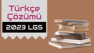 2023  LGS Türkçe Çözümü [upl. by Betti]