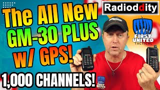 The ALL NEW Radioddity GM 30 Plus GMRS model with GPS review THE BEST IN 2024 [upl. by Oijile140]