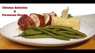 Chicken Ballotine amp Parmesan Risotto The best recipe ever [upl. by Efioa]