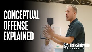 What is Conceptual Offense in Basketball  A Clinic by Alex Sarama [upl. by China]