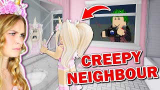 I CAUGHT My Neighbour STALKING ME In Bloxburg Roblox [upl. by Raimundo]