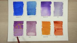 Watercolor VS Gouache [upl. by Nagyam]