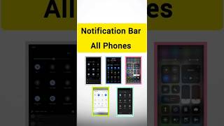 Notification Bar All Phones iphone samsung pixel huawei [upl. by Nedyarb]