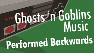 Ghosts n Goblins Music Performed Backwards  RETROGRESSION VOL1 [upl. by Morette]