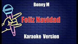 Boney M Feliz Navidad Karaoke Version [upl. by Lodmilla]