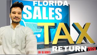 How To File Florida Sales TaxHow To File Sales Tax Return Online Florida DR 15 STEP BY STEP In 2023 [upl. by Novehc163]