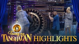 Tawag ng Tanghalan The TNT Gong almost falls off [upl. by Doss]