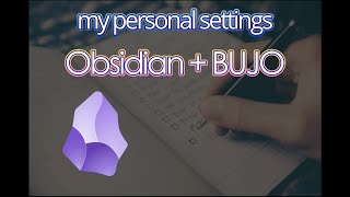 Bullet Journal template in Obsidian note taking app [upl. by Jenelle147]