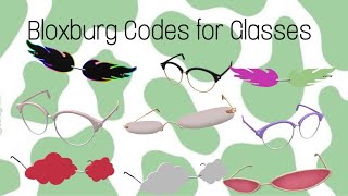 Bloxburg glasses and sunglasses codes2021 [upl. by Eleonora]