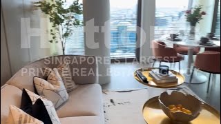 Walkthrough of the 863sqft 2 bedroom 2 bath at UOL’s The Sky Residences in London’s CBD [upl. by Ziom]