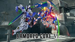 Gundam Exia Build Armored Core 6  Dual Energy Sword OVERPOWER [upl. by Abroms]