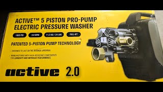 Active 20 Electric Pressure Washer and UberFlex Hose Unboxing [upl. by Tshombe]