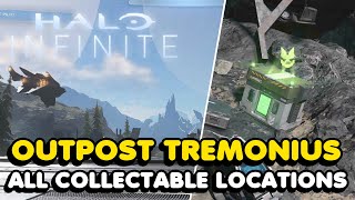 Halo Infinite  Outpost Tremonius All Collectable Locations Spartan Cores Lockers amp Audio Logs [upl. by Eillil]