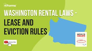 Washington Rental Laws Lease and Eviction Rules [upl. by Cristiona]