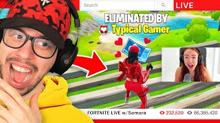 I Stream Sniped My Girlfriend She RAGED Fortnite [upl. by Yenahteb]