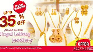 Ningol Leiteng Jewellery  Offer Upto 35  Gold Plated Jewellery [upl. by Braunstein]