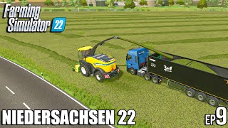 Collecting GRASS for SILAGE with NEW HOLLAND  Niedersachsen 22  Farming Simulator 22 Timelapse 9 [upl. by Middendorf35]