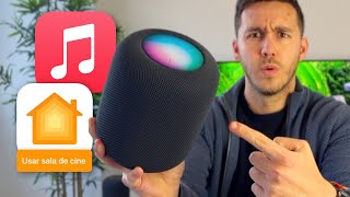 HomePod 2 2023 5 COSAS que puede hacer INCREÍBLES y ÚTILES [upl. by Melborn817]