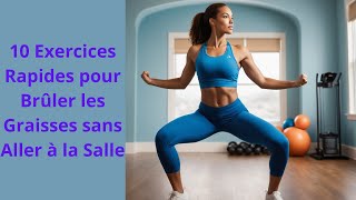 10 Exercices Rapides pour Brûler les Graisses sans Aller à la Salle [upl. by Sianna]