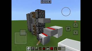 how to make 4x2 piston door bedrock [upl. by Roer]