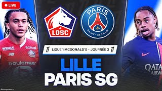 🔴 LILLE  PSG EN DIRECT  🏆 Choc de LDC pour les Dogues   losc vs paris   LIGUE 1  LIVESTREAM [upl. by Hadrian220]