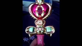 Sailor Moon Spiral Heart Moon WandRod [upl. by Merrow]