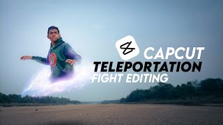 Capcut Teleportation Fight Editing in Hindi  Clones Fight  Mobile video editing tutorial [upl. by Ennovoj]