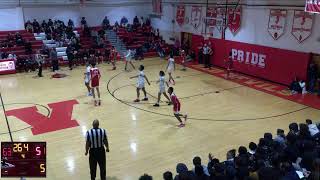 Rancocas Valley High School vs Burlington Township High School Mens Varsity Basketball [upl. by Eceer624]