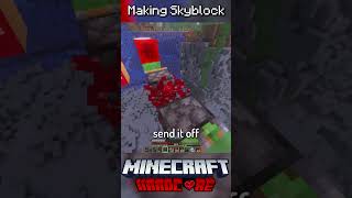 I Made Skyblock in Minecraft Hardcore 10 [upl. by Sualokin765]