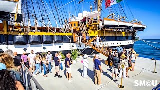 Tour of the Amerigo Vespucci Offers a Glimpse into Italian Maritime Heritage at Port of Los Angeles [upl. by Notsecnirp99]