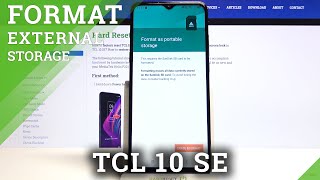 How to Format SD Card in TCL 10 SE – Fix Memory Card [upl. by Oloap397]