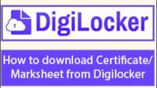 How to download Certificate Mark sheet from Digilocker of PSEB [upl. by Anyrak]