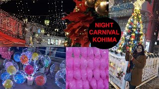 Night Carnival KohimaHornbill Night BazaarKohimaNagalandIncredible Northeast [upl. by Annawal]