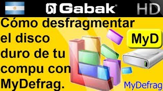 Como desfragmentar el disco duro de tu pc con MyDefrag [upl. by Yluj]