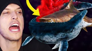 The MEGALODON vs MOSASAURUS Battle Analysis Reaction [upl. by Yerggoeg]