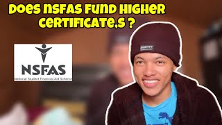 Does Nsfas offer funding for higher certificates [upl. by Nabi]