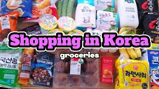 Grocery shopping in Korea vlog 🇰🇷 food with prices l Why I shouldnt go to the mart with my husband [upl. by Obadias877]