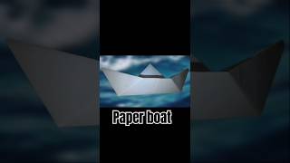 How to make a paper boat origami easy paperboatforkidspaperboatpaperboatmakingorigami [upl. by Fleeman]