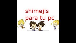 como descargar shimejis para tu pc para todos los windows [upl. by Anialahs]