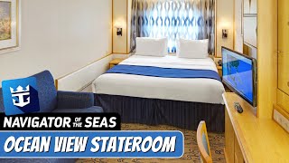 Navigator of the Seas  Ocean View Stateroom Tour amp Review 4K  Royal Caribbean [upl. by Leimaj]