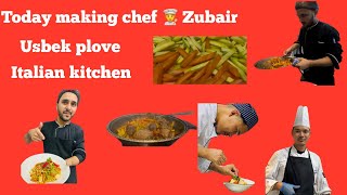 ￼usbek plove making recipe ￼￼￼ उसबेग पुलव pulav [upl. by Inahet]