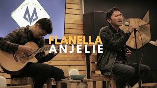 Flanella  Anjelie Cover  Halik Kusuma feat UEL [upl. by Nonad]