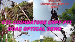 BOAC CTC Coimbatore CRPF PTI Demo crpf army motivation crpfsi police sports [upl. by Hayyikaz]