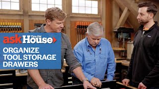 How to Organize Tool Storage Drawers  Ask This Old House [upl. by Deerdre15]